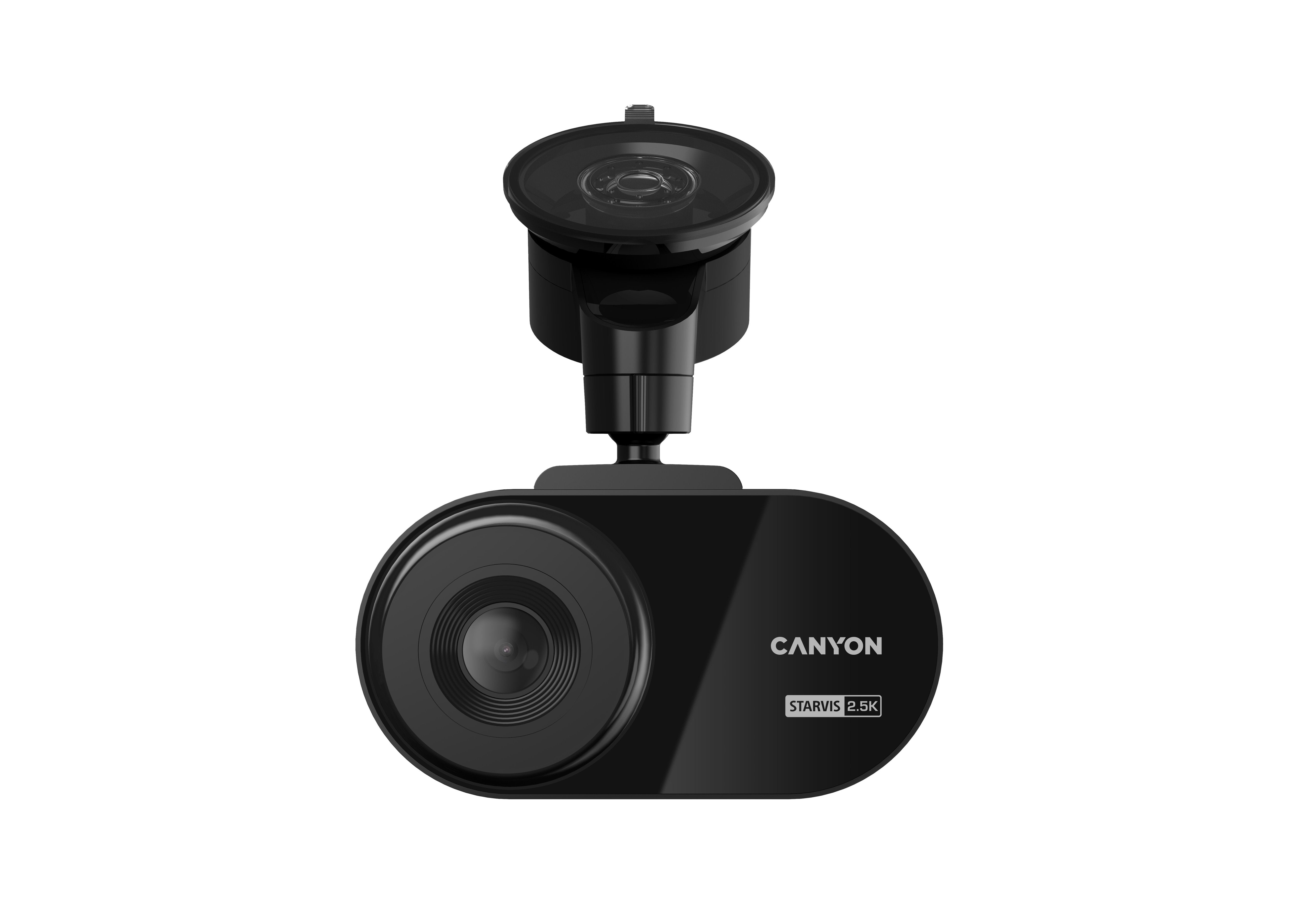 Canyon Dashcam Dvr25 Wqhd 2.5k Wifi App Sd-Card Bk Retail