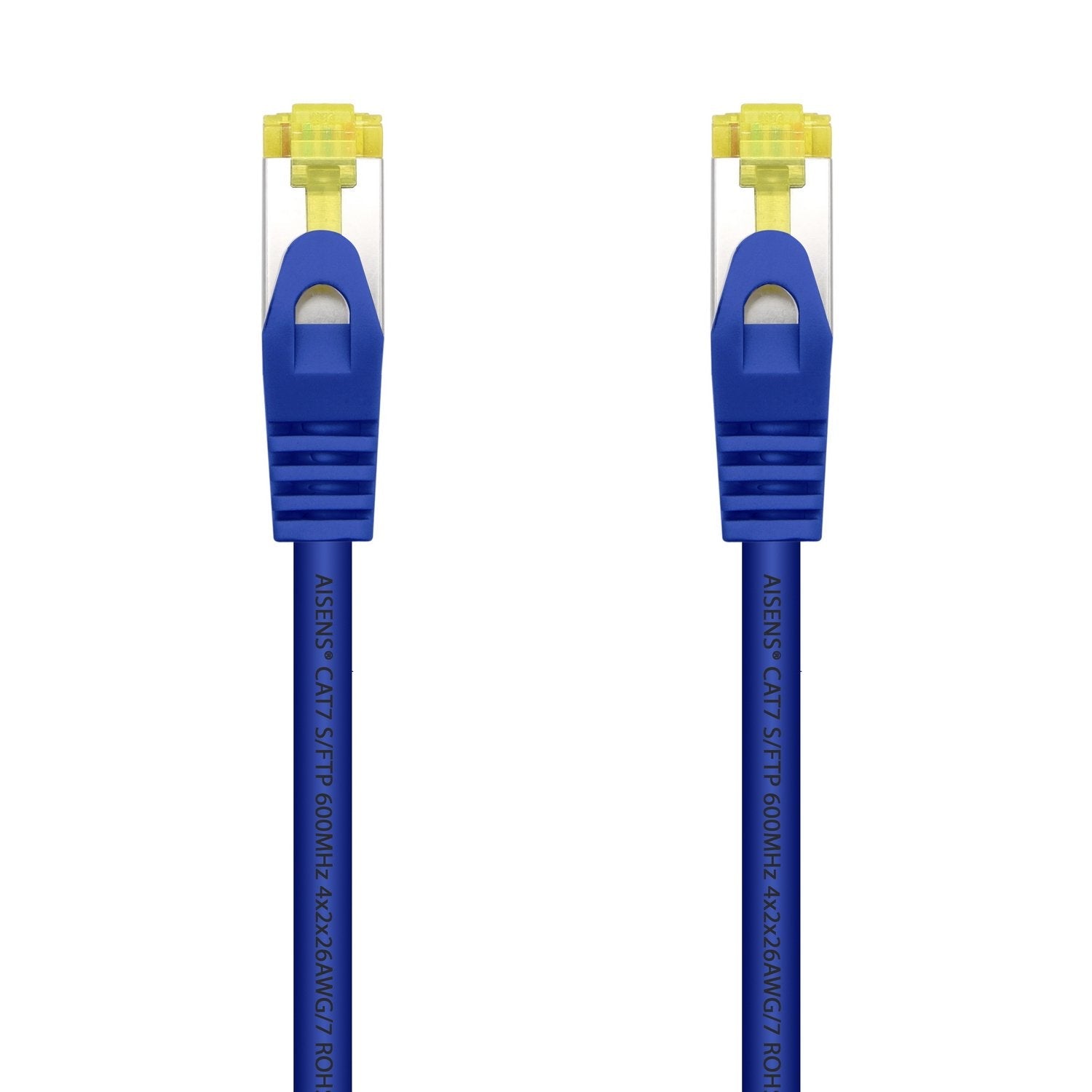 Aisens Cable De Red Rj45 Lszh Cat.7 600 Mhz S/Ftp Pimf Awg26 - 2m - Azul