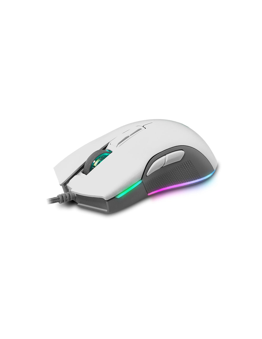 Raton Newskill Eos Ivory Gaming Profesional Rgb 16000dpi Blanco Ns-Ms-Eos-Ivory
