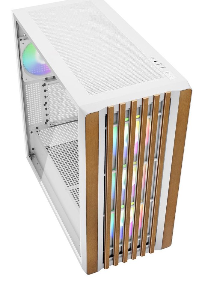 EAN 4044951040209 - Sharkoon REBEL C70G RGB Full Tower Blanco, Madera imagen 7
