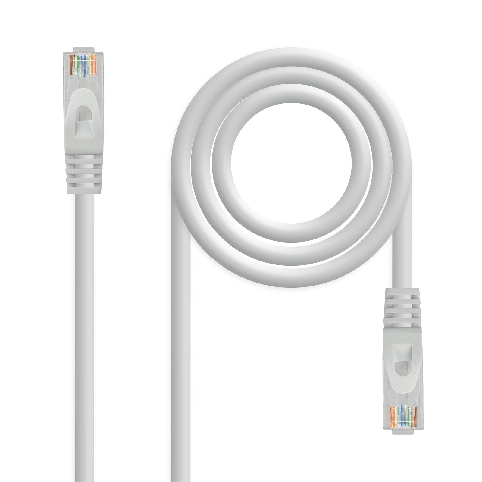 Nanocable Cable Red Rj45 Lszh Cat.6a Utp Awg24 - 25 Cm - Gris