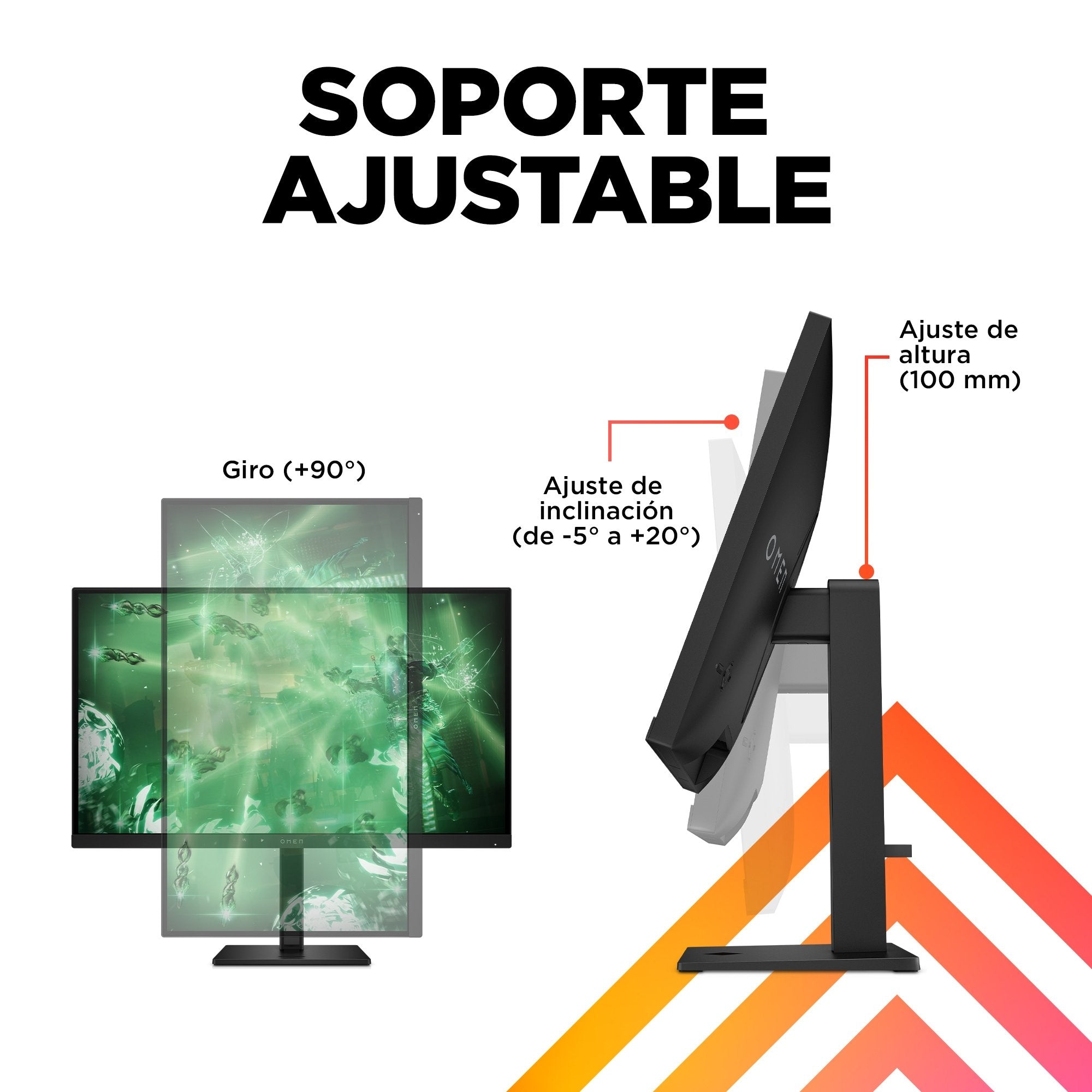 EAN 5715063732571 - OMEN by HP 27 inch QHD 165Hz Gaming Monitor - OMEN 27q pantalla para PC 68,6 cm (27") 2560 x 1440 Pixeles imagen 3