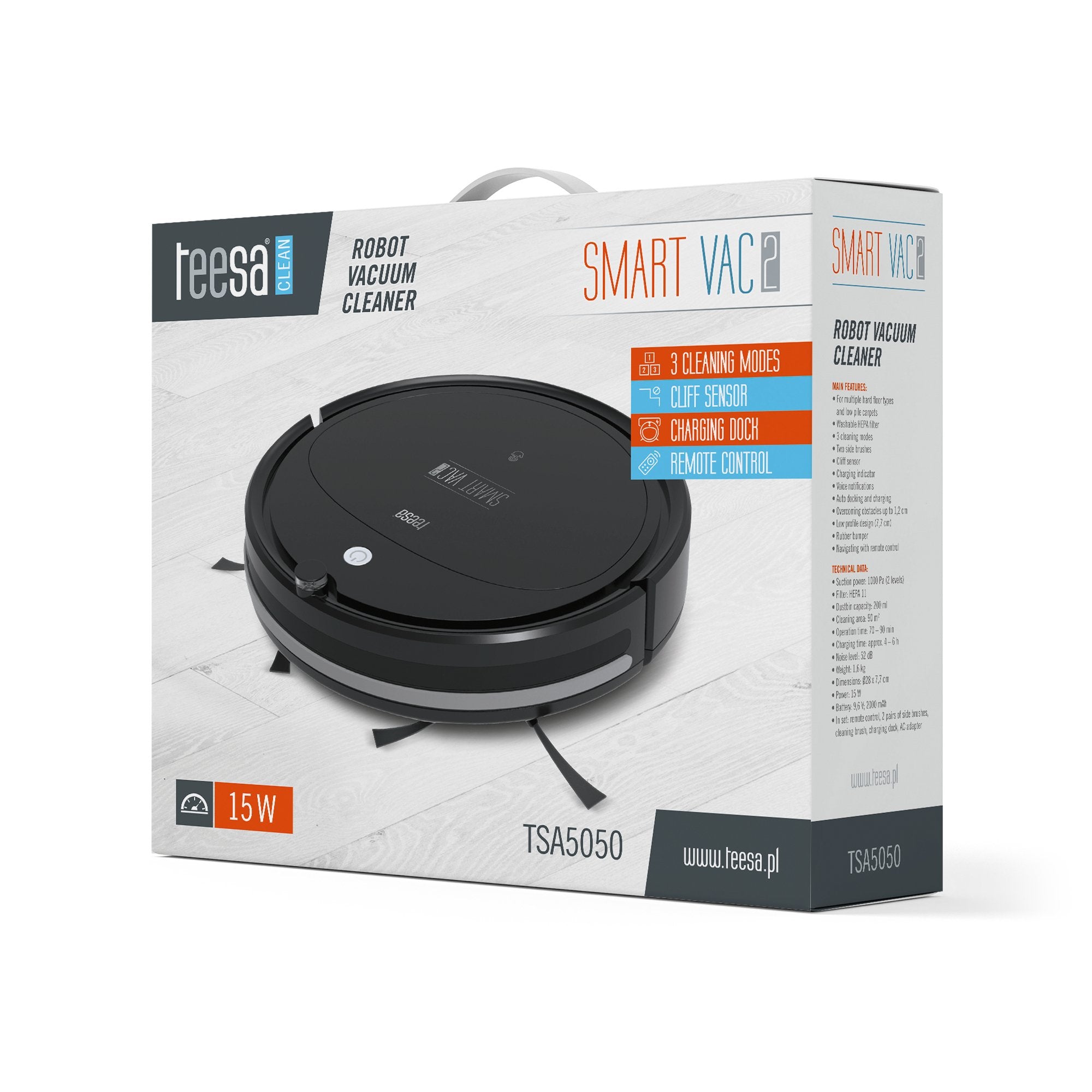 EAN 5901890073738 - Teesa Smart VAC 2 Negro imagen 8
