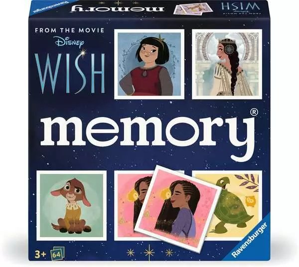 Ravensburger Memory Disney Wish, Juego De Memoria 22595