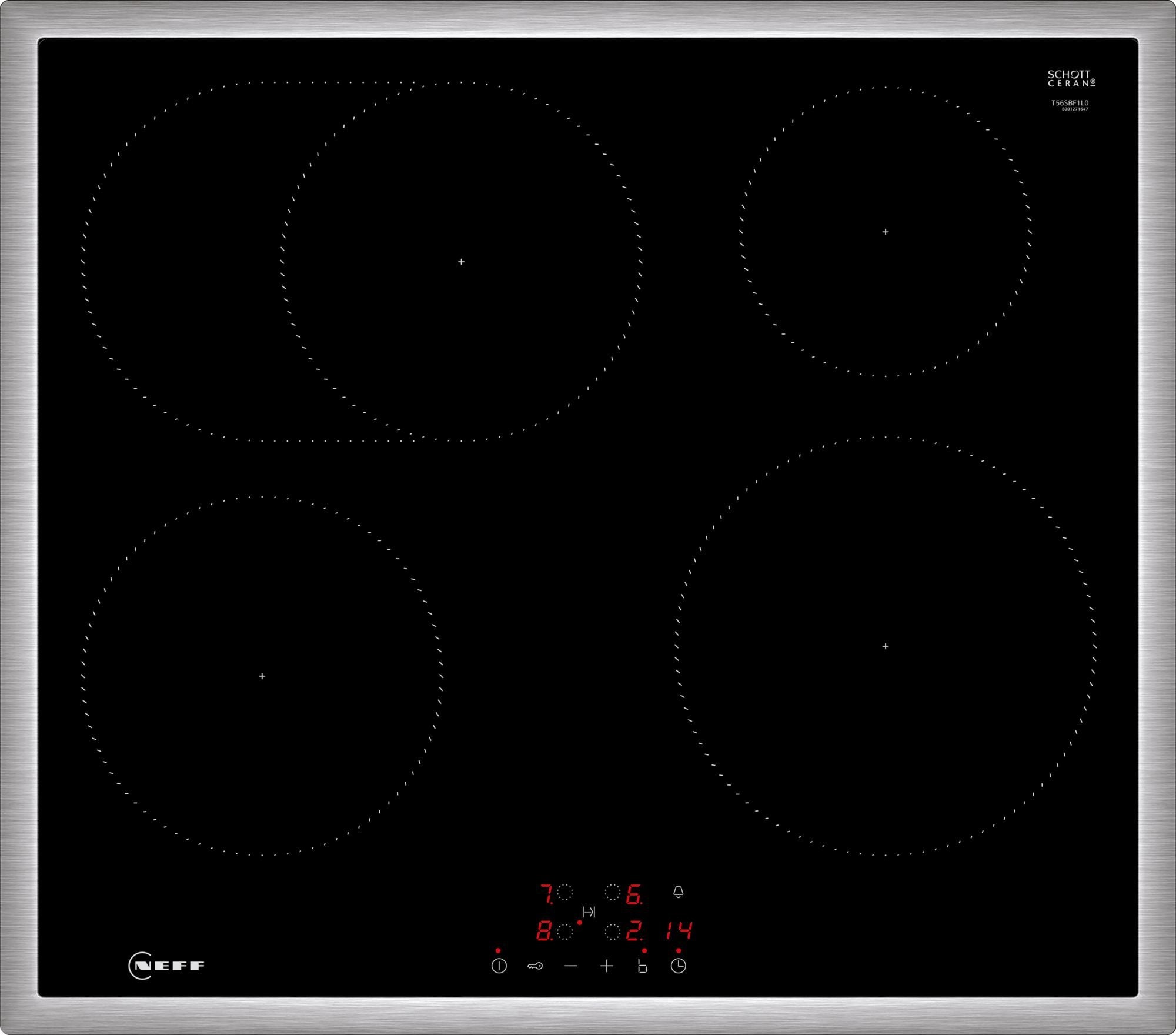 EAN 4242004271772 - Neff T56SBF1L0 hobs Negro Integrado 60 cm Con placa de inducción 4 zona(s) imagen 1