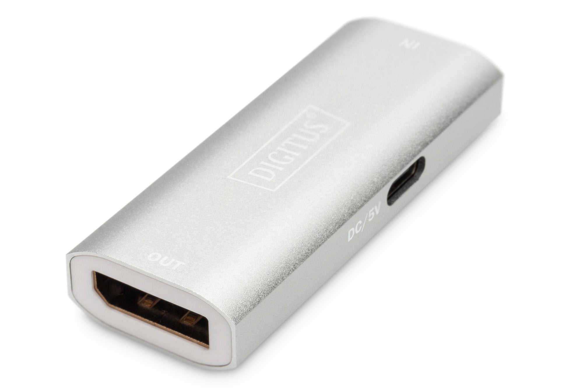 EAN 4016032483717 - Digitus DS-55524 extensor audio/video Repetidor de señales AV Plata imagen 2
