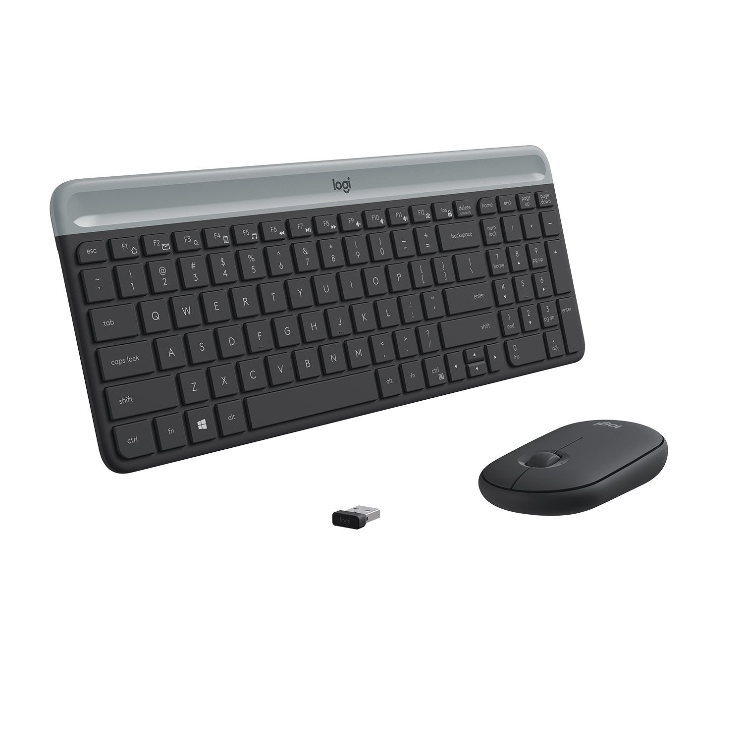 Teclado Belga + Ratón Logitech Mk470 Rf Inalámbrico Azerty Grafito 920-009194