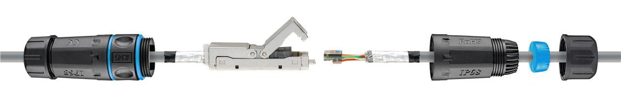 EAN 4040849444142 - Goobay 44414 conector IDC Negro, Azul imagen 1