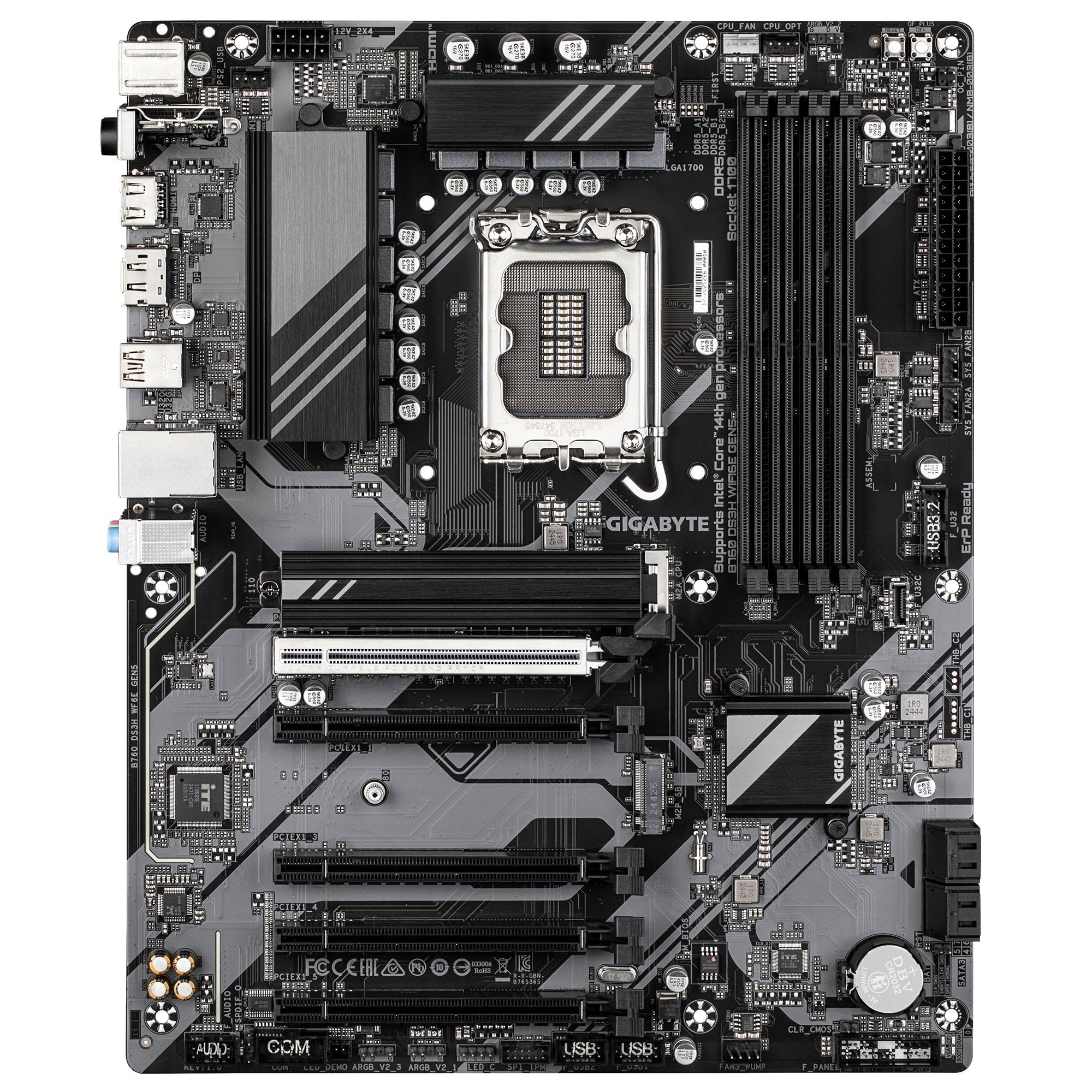 EAN 4719331872939 - GIGABYTE B760 DS3H WIFI6E GEN5 Intel B760 Express LGA 1700 ATX imagen 2