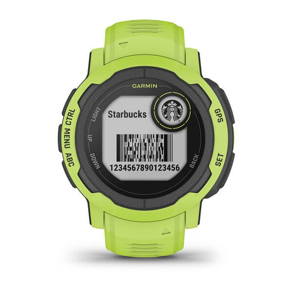 Smartwatch Garmin Instinct 2 Z Czujnikiem TäTna Hrm Elevate (Limonkowy / Limonkowy Pasek)