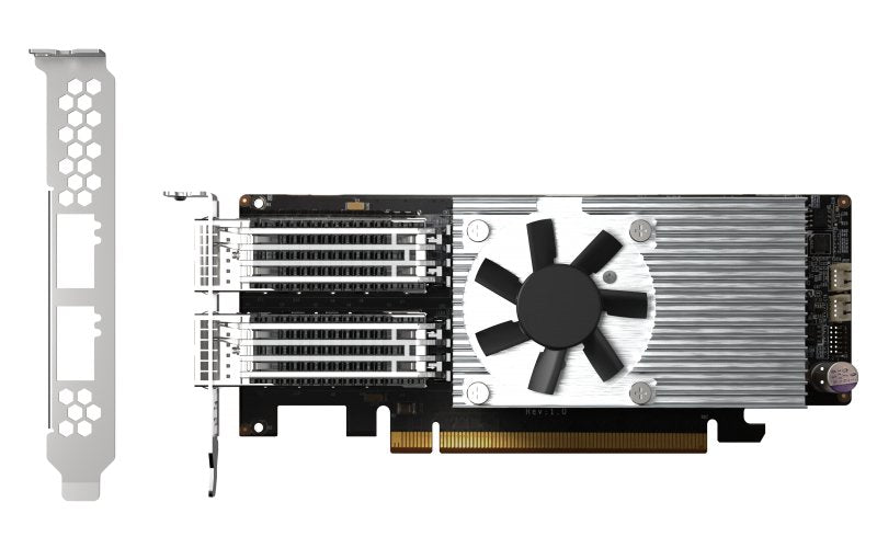 Qnap Qxg-100g2sf-E810 Adaptador Y Tarjeta De Red Interno Fibra 100000 Mbit/S