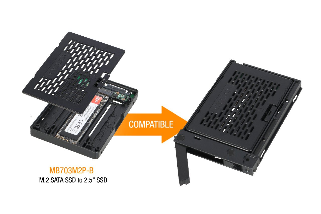 Funda De Disco Duro Icy Dock Mb742tp-B Parte Carcasa De Ordenador Universa