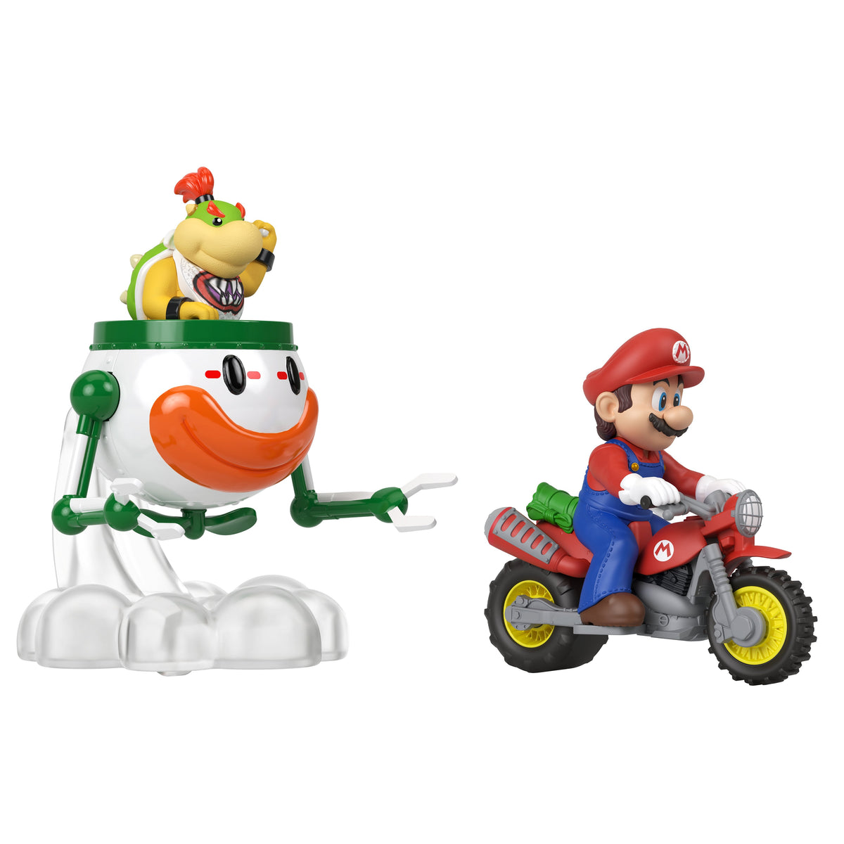 Figuras Blister Bowser Jr. & Mario Super Mario Galaxy Hot Wheels