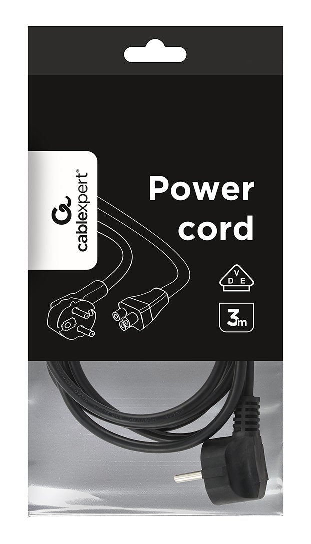 EAN 8716309079969 - Gembird PC-186-ML12-3M cable de transmisión Negro CEE7/7 C5 acoplador imagen 5