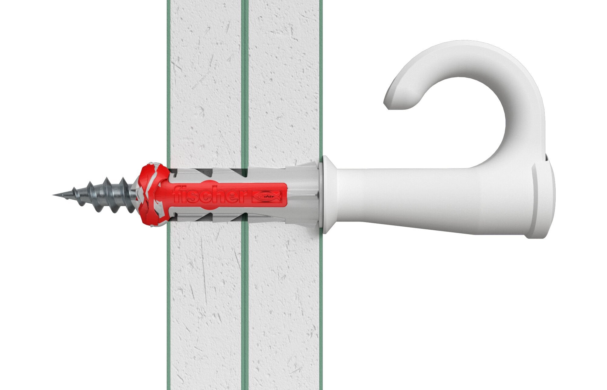 Fischer Easyhook Loop Duopower 8x40, Pasador Blanco