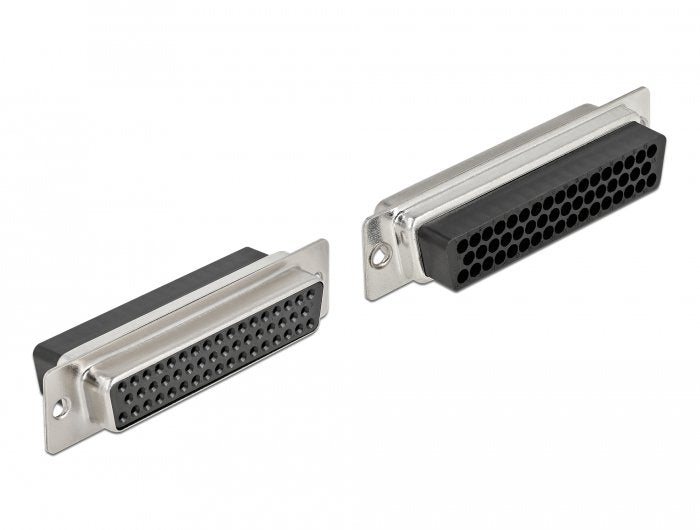 Delock Pinza De Sujeción Hembra D-Sub Hd 50, Metal