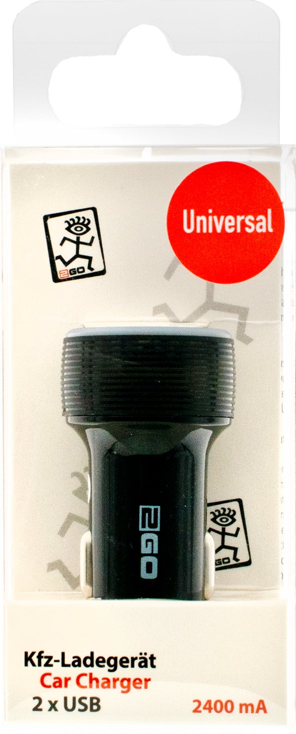 EAN 4010425957847 - 2GO 795784 cargador de dispositivo móvil Universal Negro Encendedor de cigarrillos Auto imagen 2