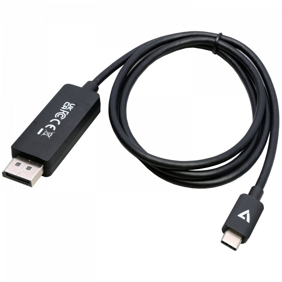 EAN 662919114713 - V7 V7USBCDP14-1M adaptador de cable de vídeo DisplayPort USB Tipo C Negro imagen 2