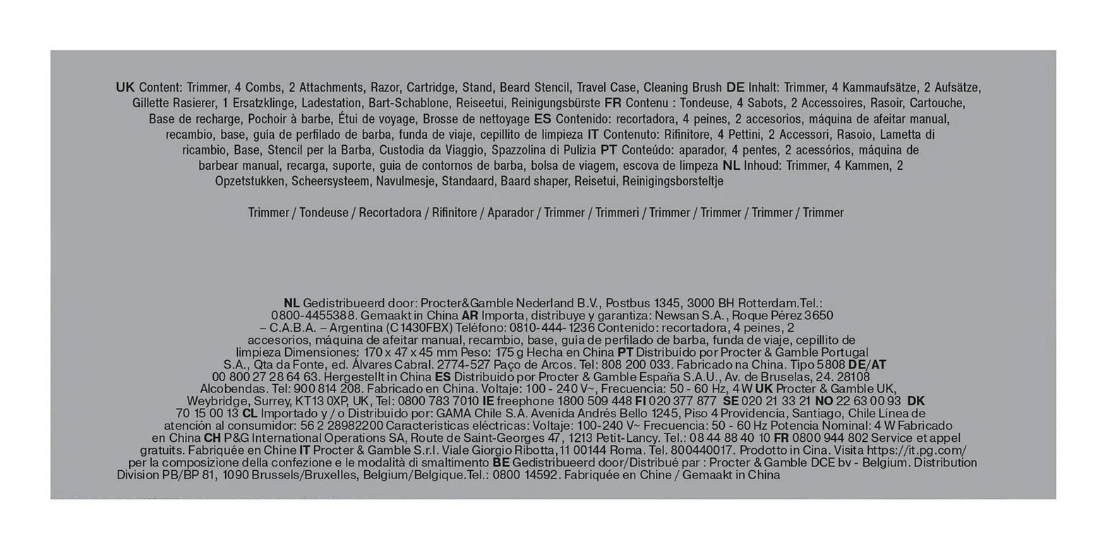 Cortapelo Braun 4210201448518 Para Barba Negro