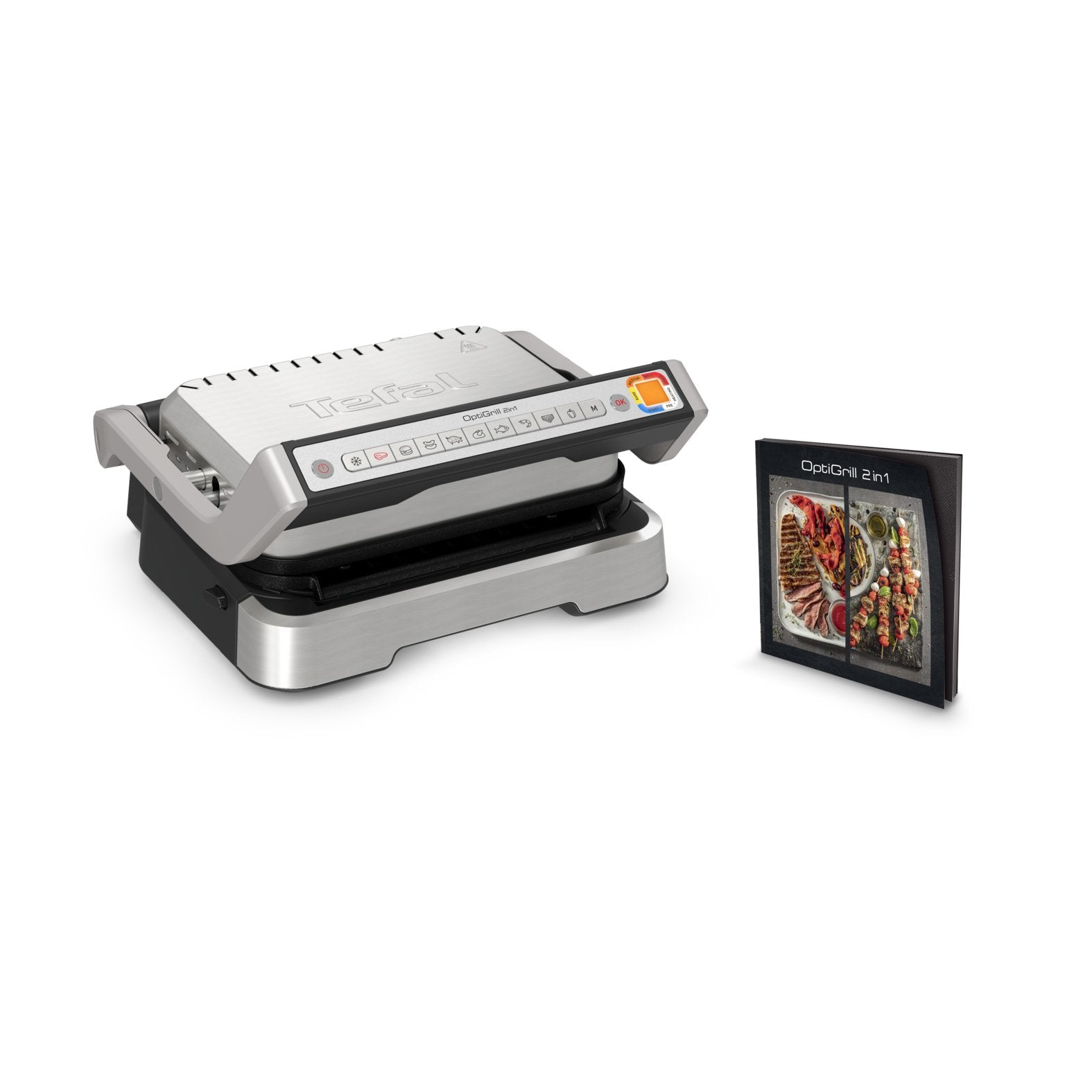 Tefal Optigrill 2in1 Gc772d10 Parrilla Eléctrica De Contacto