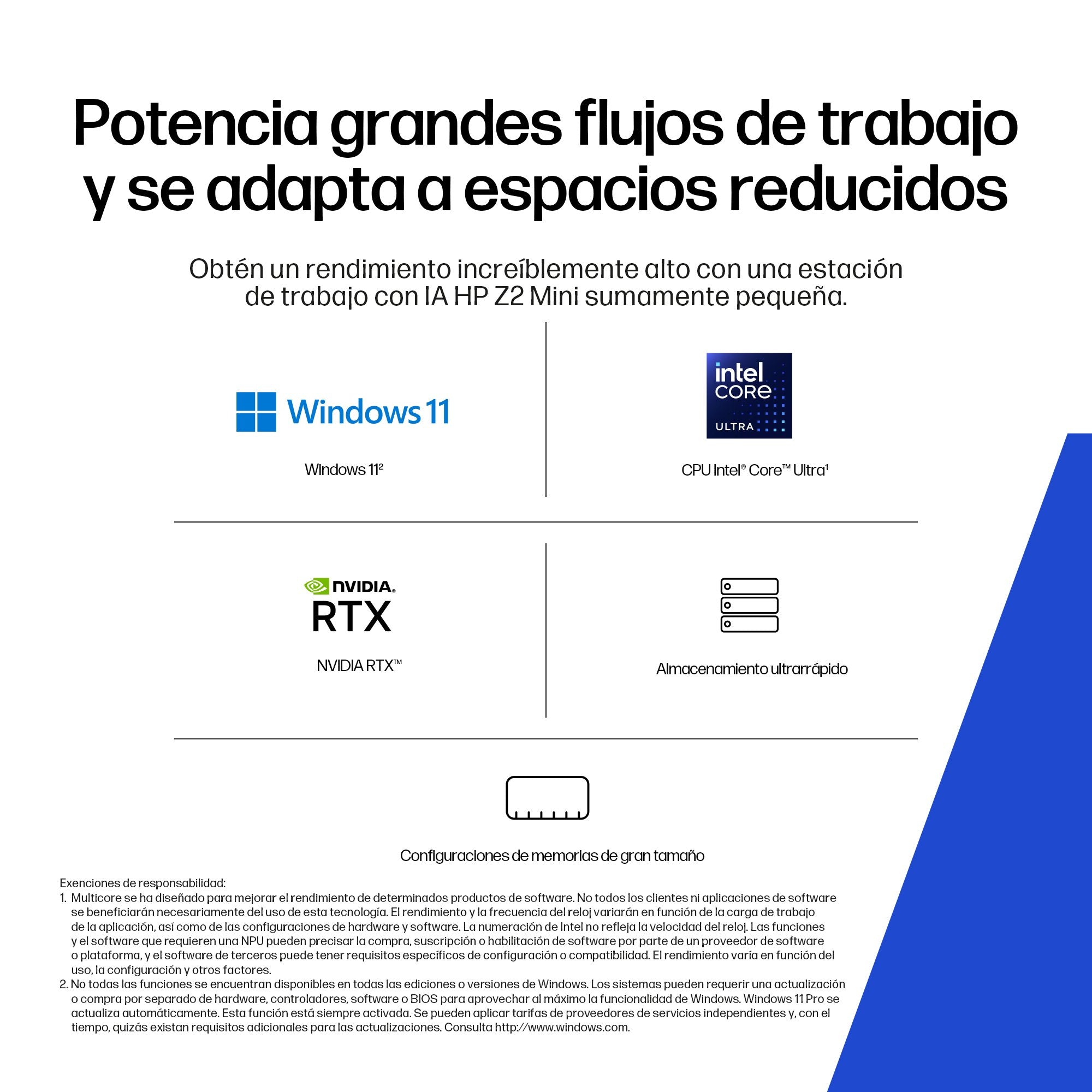 EAN 0826581352334 - HP None Intel Core Ultra 7 265 16 GB DDR5-SDRAM 512 GB SSD NVIDIA RTX A1000 Windows 11 Pro Mini PC Puesto imagen 7