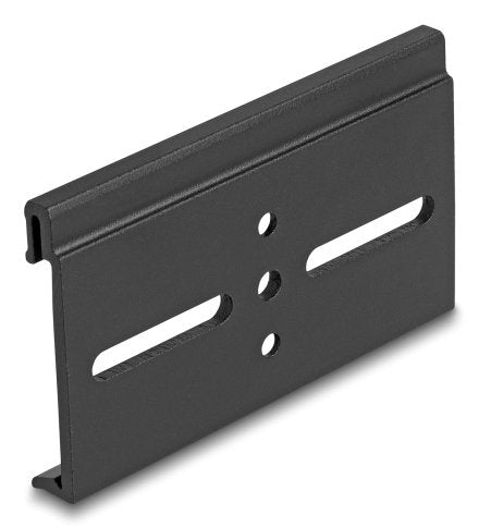 Aluminium Montageclip Für Hutschiene 80,0 X 47,8 Mm Schwarz