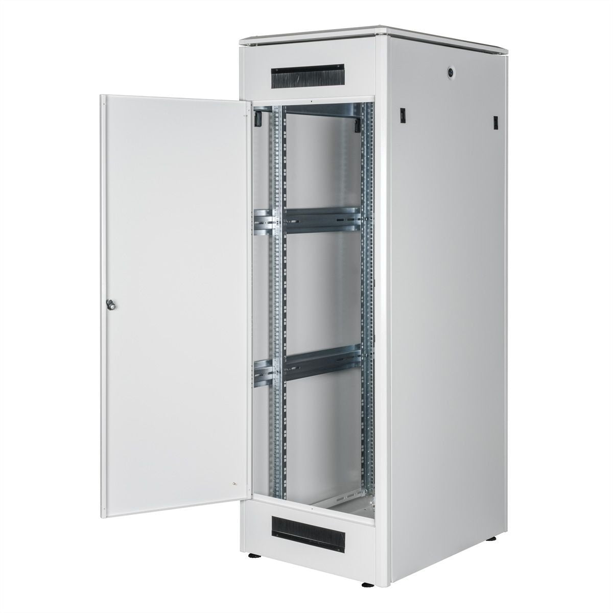 Roline 19-Zoll Netzwerkschrank Pro 36 He, 600x800 Bxt Glastr Grau