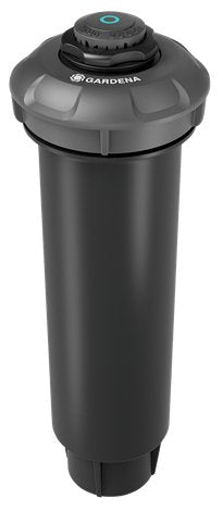 Aspersor Emergente Md40 De Gardena Sprinklersystem (Negro/Gris, Ancho De Pulverización De 2,5 A 3,5 Metros