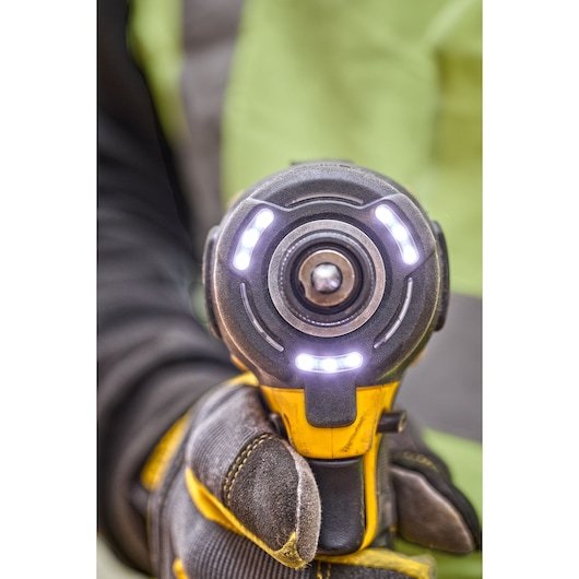 Llave De Impacto Hidráulica Inalámbrica Dewalt Dcf870e2t, 1/4", 18 Voltios Amarillo/Negro, 2 Baterías Powerstack Li-Ion 1,7 Ah, En Caja T Stak Dcf870e2t-Qw