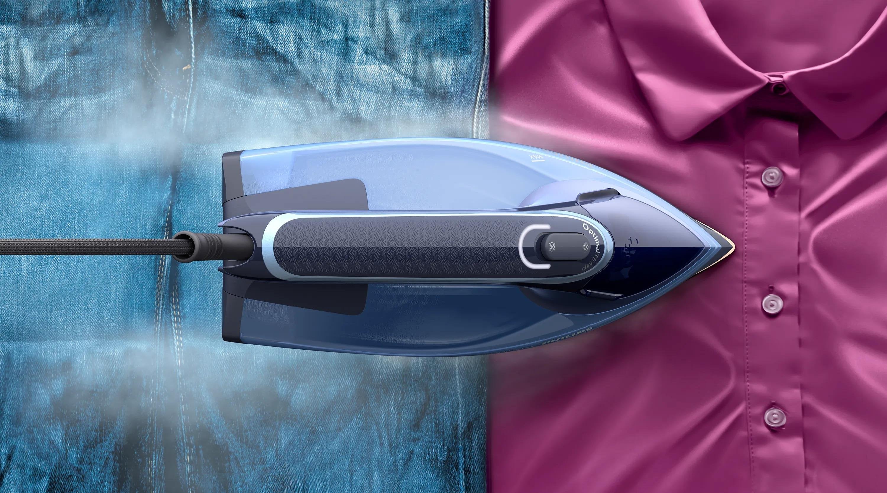 EAN 8720389004773 - Philips 8000 series DST8020/20 plancha Plancha a vapor Suela SteamGlide Elite 3000 W Azul imagen 4