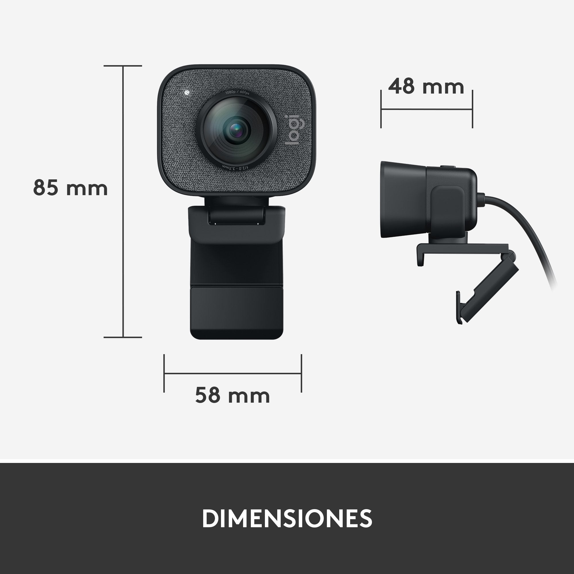 EAN 5099206087187 - Logitech 960-001281 cámara web 1920 x 1080 Pixeles USB Grafito imagen 17