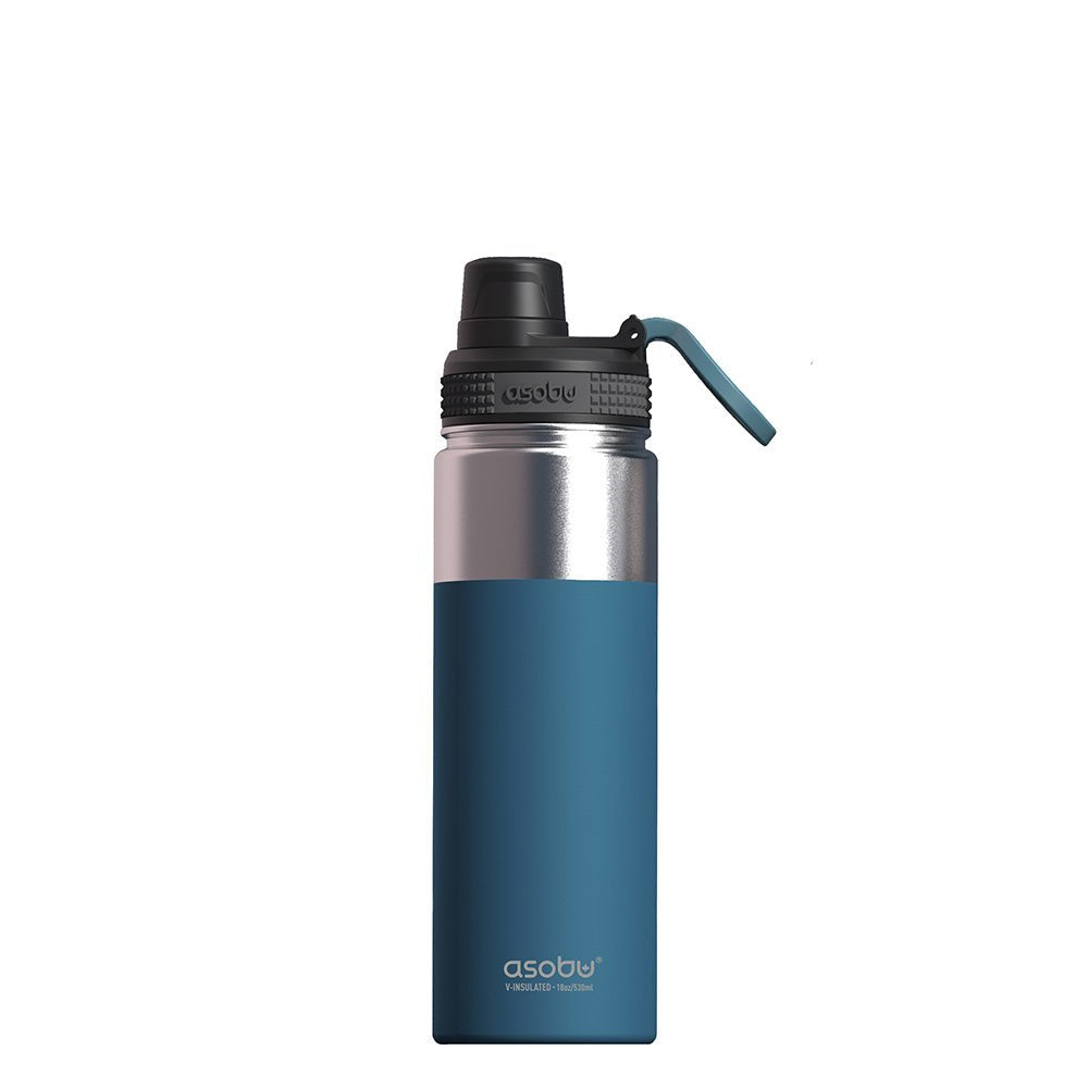 EAN 0842591039898 - Asobu Alpine Flask Senderismo 530 ml Acero inoxidable Azul imagen 1