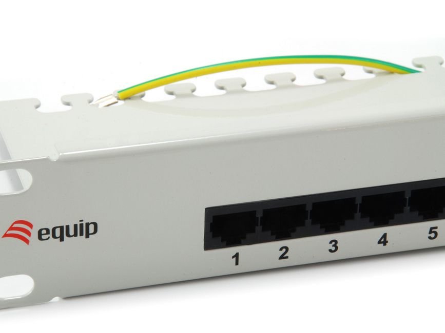 Equip Patchpanel 25x Rj45 Cat3 19" 1he Isdn Gris Claro
