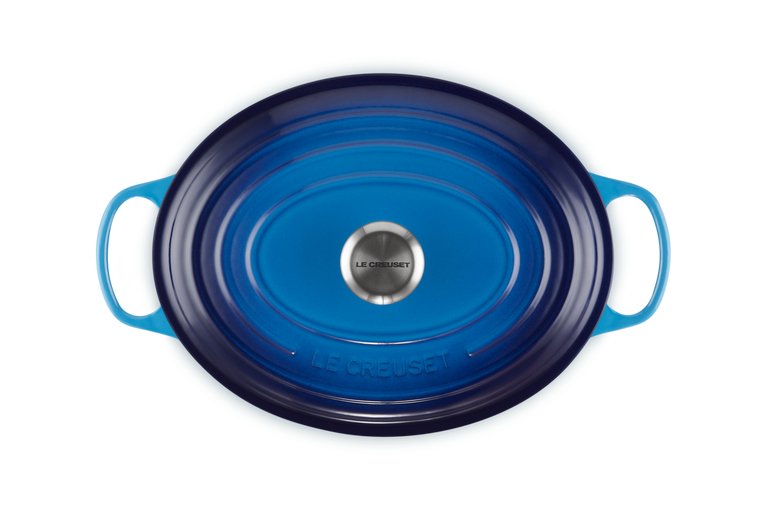 Le Creuset 21178312202430 Signature Gusseisen-Bräter Con Deckel, Ø 31 Cm, Aare