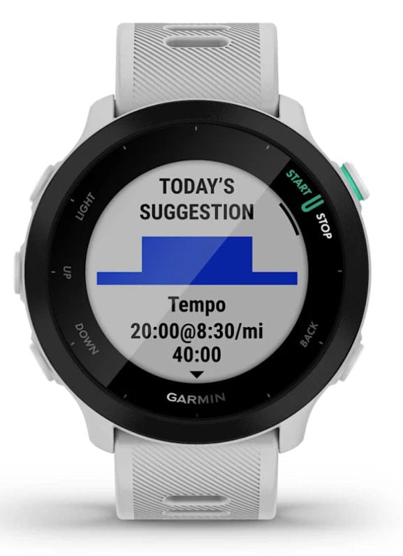 EAN 0753759364724 - Garmin Forerunner 55 2,64 cm (1.04") MIP 42 mm Digital 208 x 208 Pixeles Blanco GPS (satélite) imagen 2