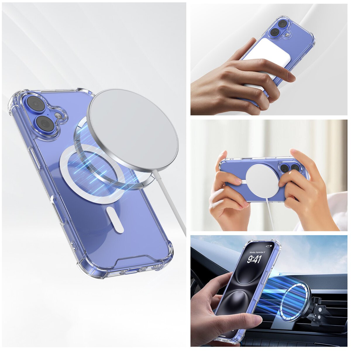 4smarts Hybrid Funda Ibiza Para Apple Iphone 17 Magsafe-Kompatibel