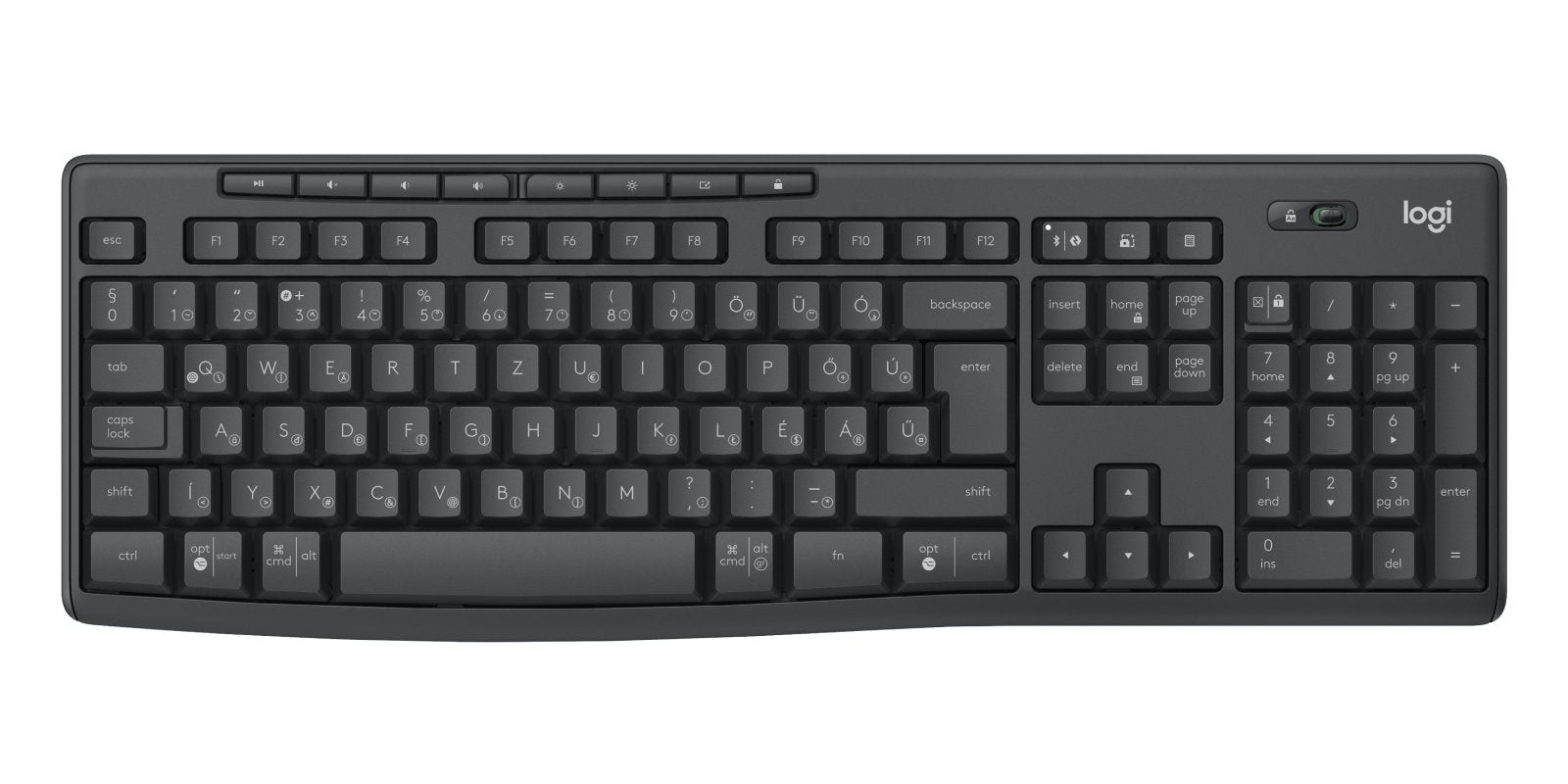 EAN 5099206113039 - Logitech 920-012079 teclado Ratón incluido Oficina Bluetooth QWERTZ Húngaro Grafito imagen 5