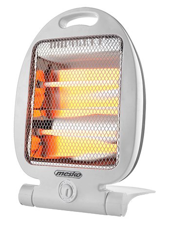 Calefactor Eléctrico Mesko Home Ms 7710 Interior Blanco 800 W De Cuarzo