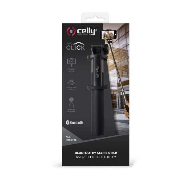 Celly Click Monopod Palo Para Selfie Bluetooth Negro