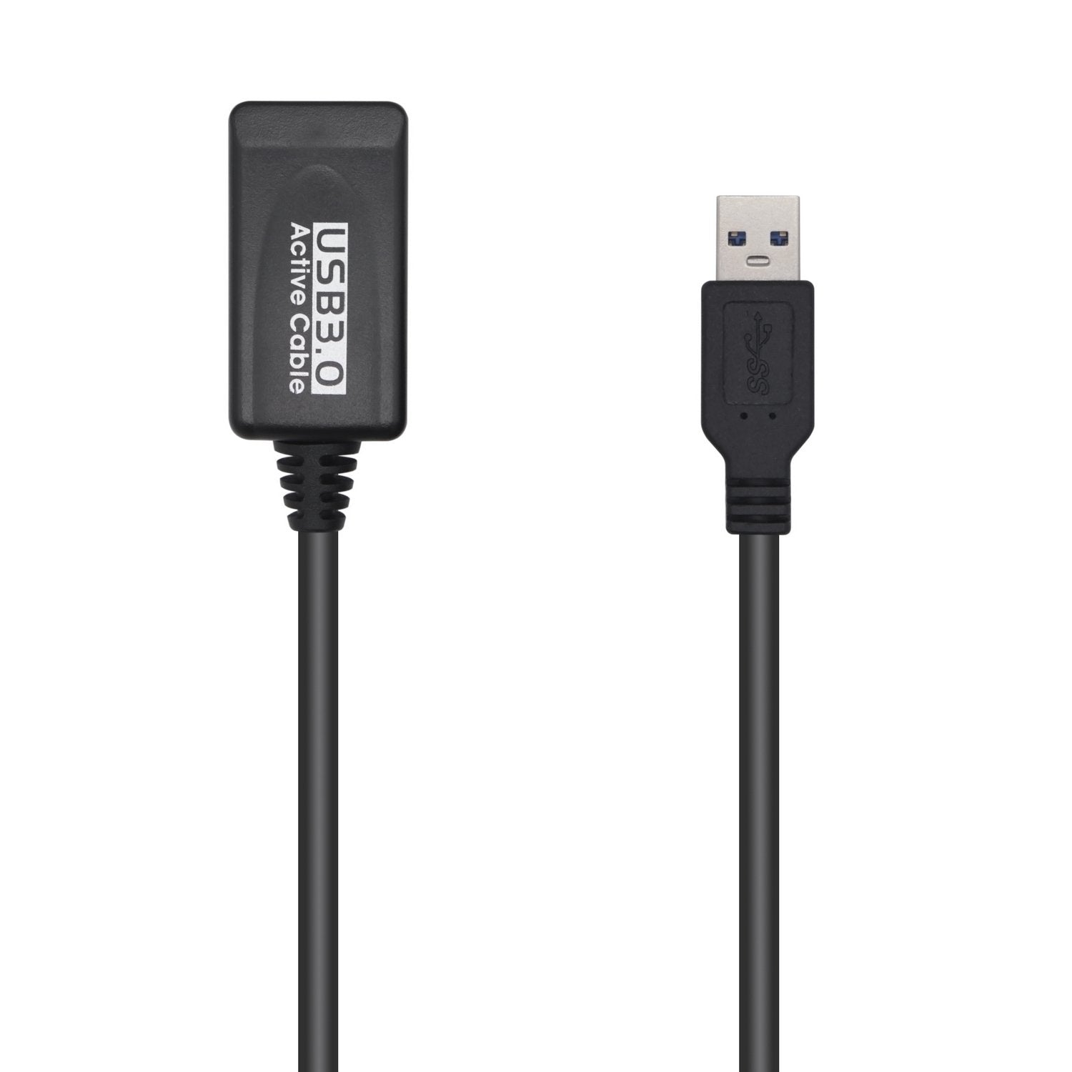 Aisens Cable Usb 3.0 Prolongador Con Amplicador - Tipo A/M-A/H - 5m - Negro
