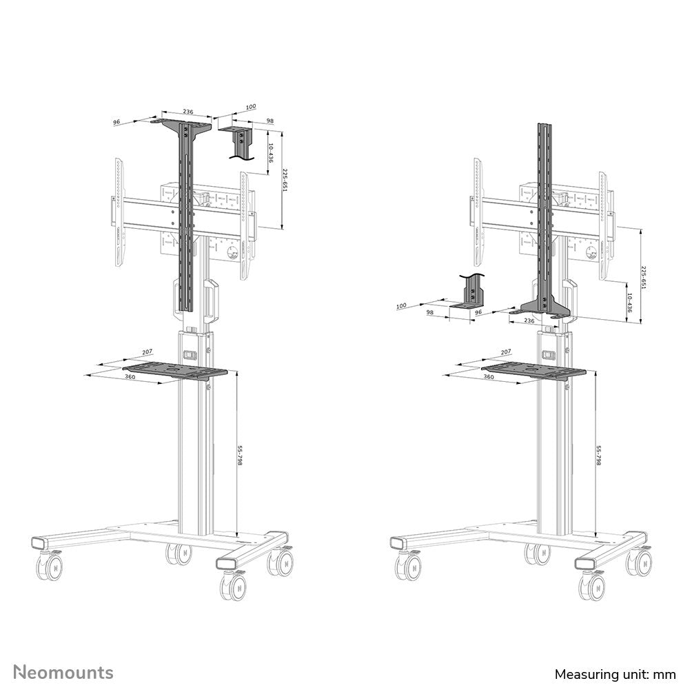 EAN 8717371449674 - Neomounts AFLS-825BL1 accesorio para soporte de televisor imagen 14