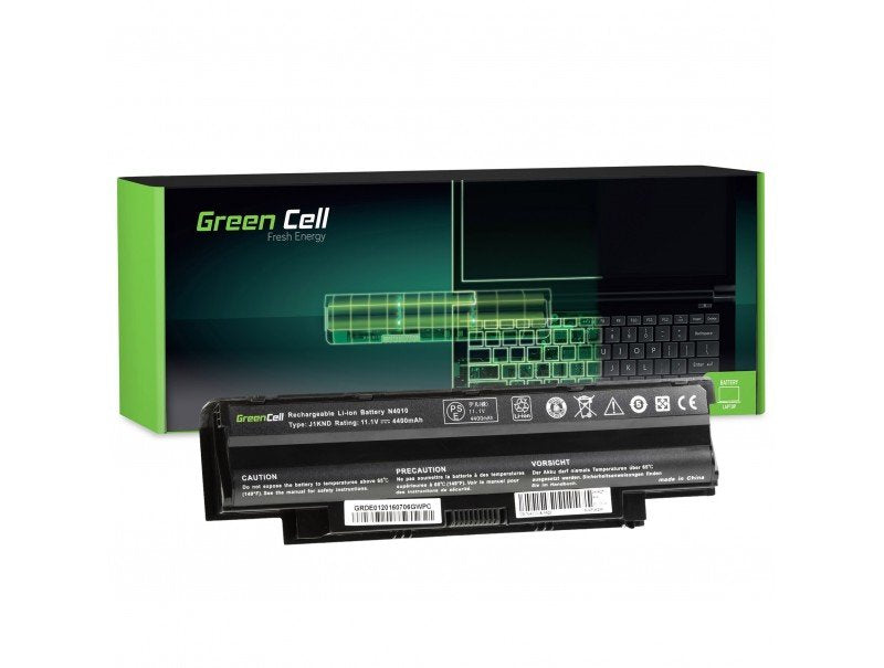 Green Cell Batería Para Dell Inspiron N3010 N4010 N5010 13r 14r 15r J1 / 11,1v 4400mah