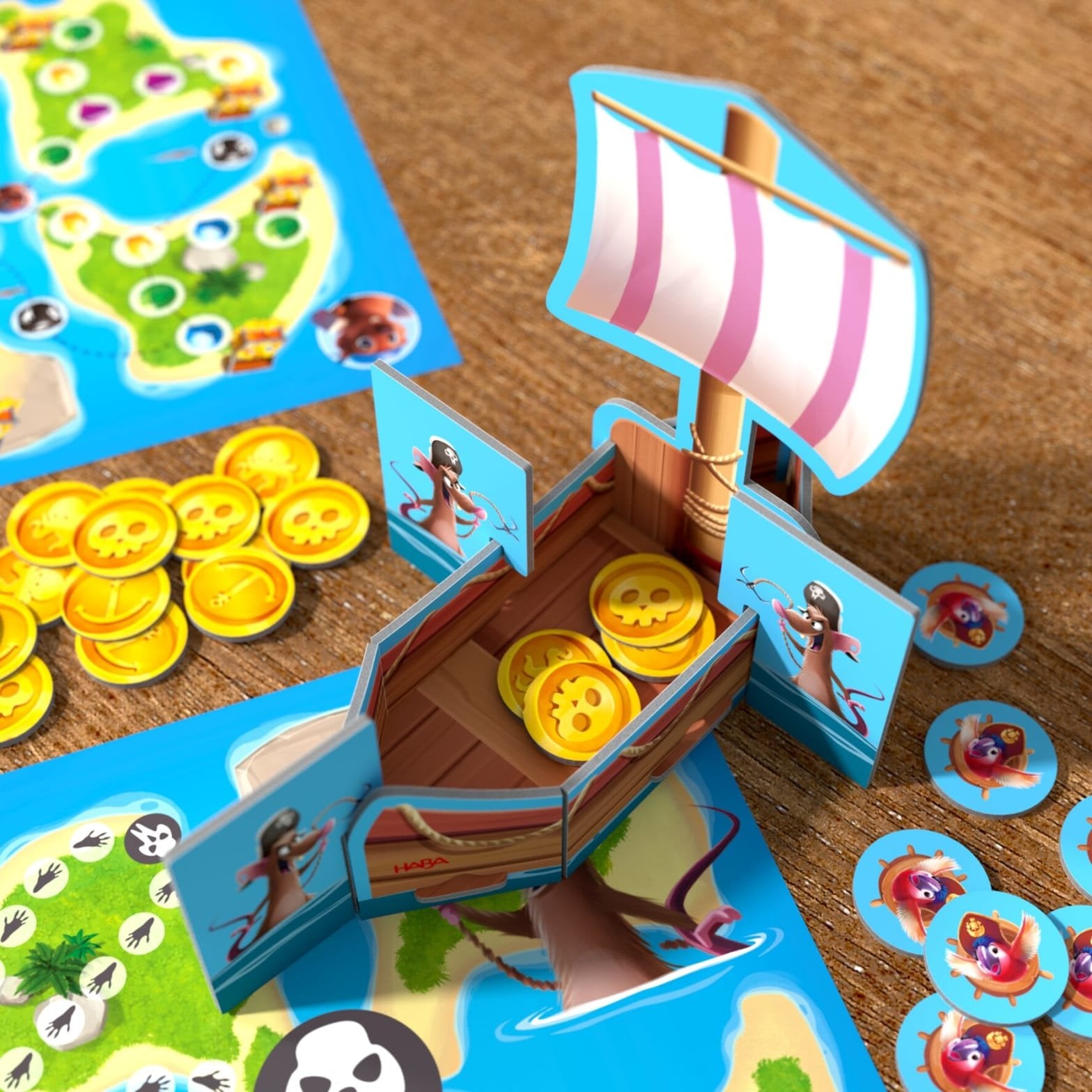 Haba Mapa Del Tesoro Ahoi!, Juego De Mesa 2011824001