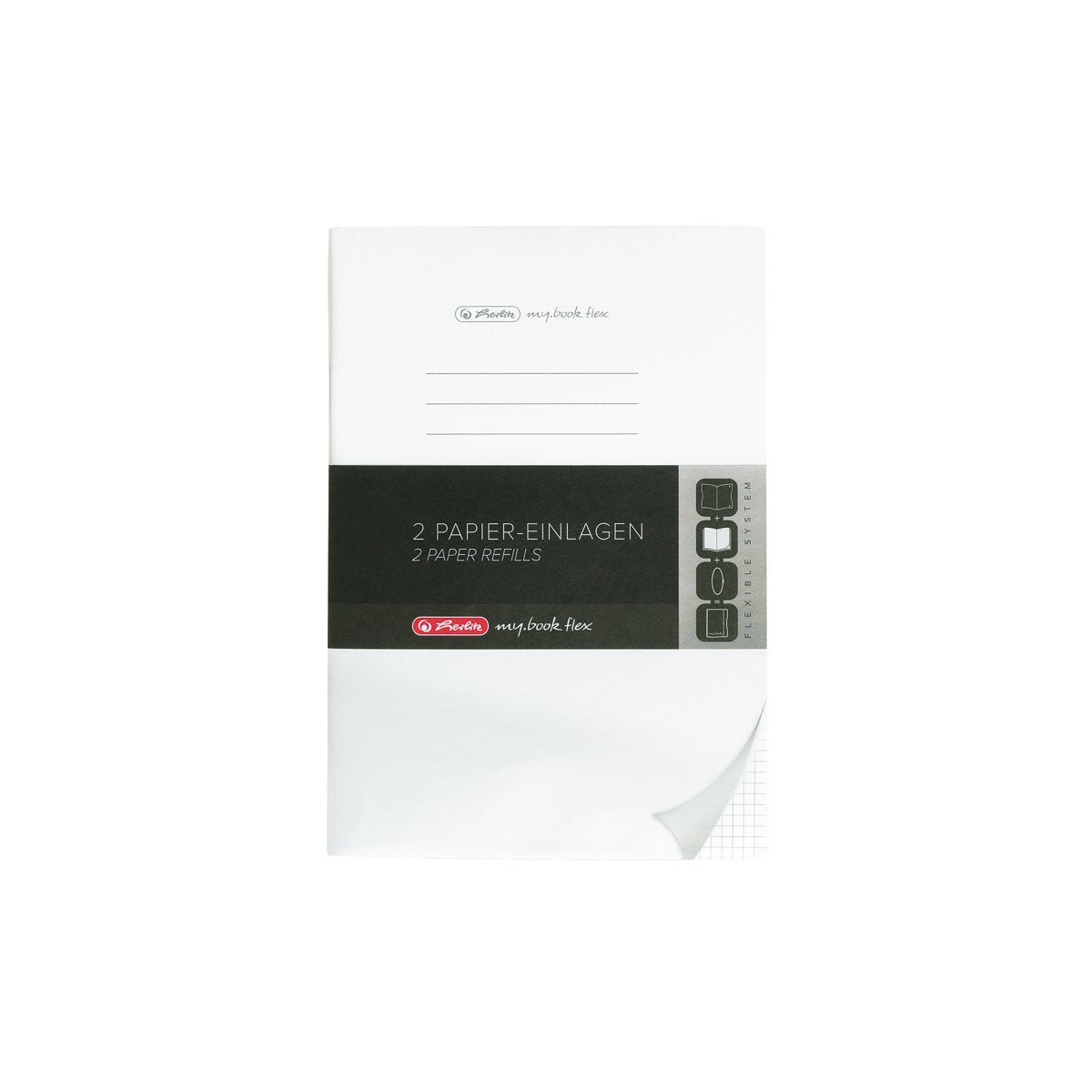 EAN 4008110262352 - Herlitz my.book cuaderno y block A4 40 hojas Negro, Blanco imagen 1