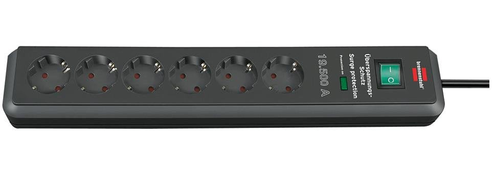 EAN 4007123602285 - Brennenstuhl 1159540366 base múltiple 2 m 6 salidas AC Negro imagen 1