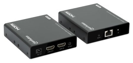 Manhattan 4k@60hz Hdmi Over Ethernet Extender Set Bis Zu 70m