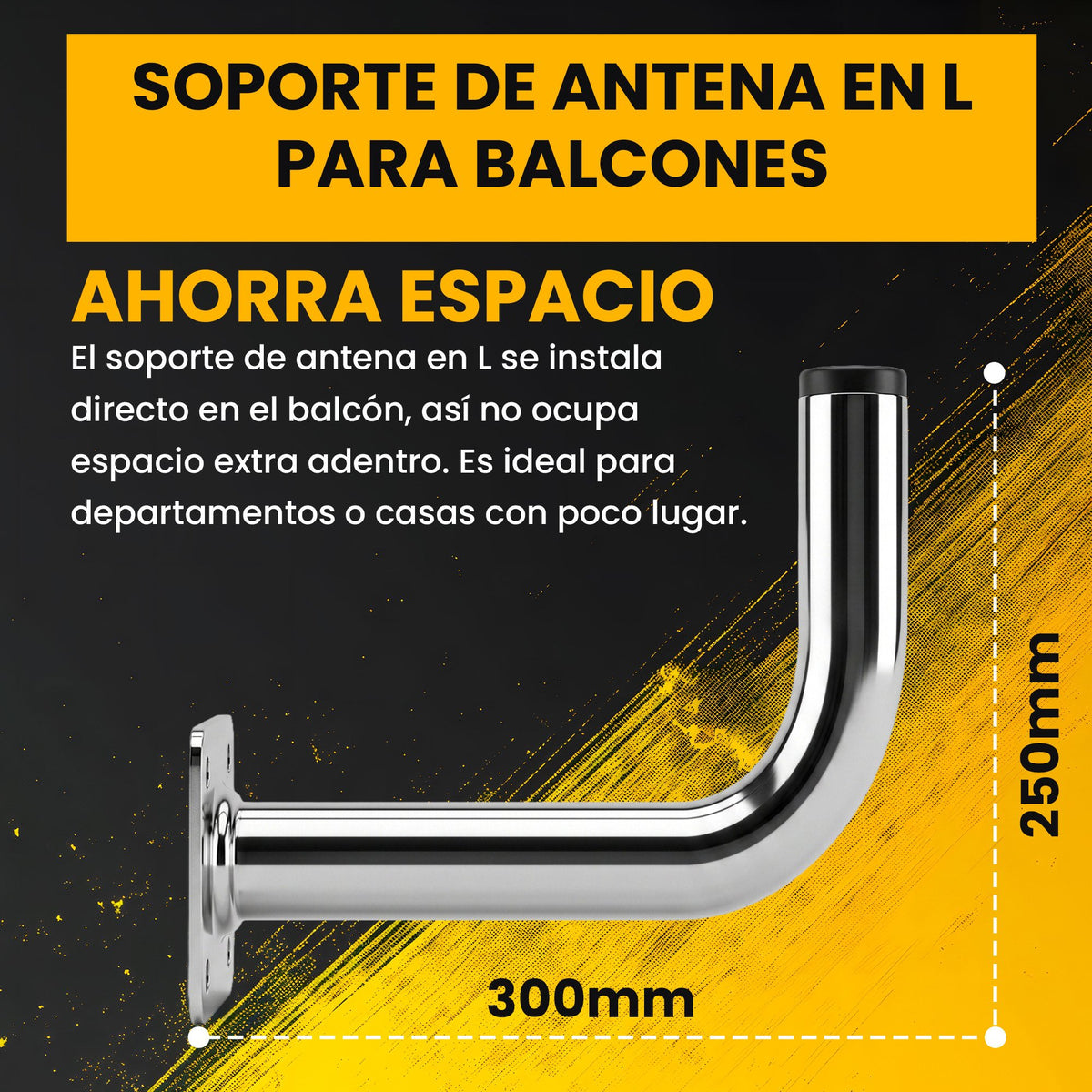 EAN 5902560366792 - Extralink L300 BALCONY HANDLE MOUNT WITH U-BOLTS M8 imagen 9