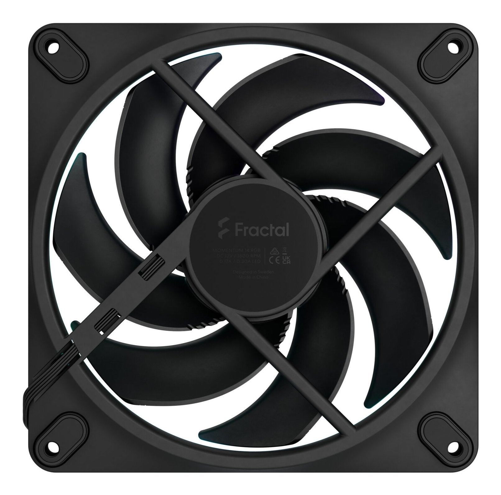 EAN 7340172708933 - Fractal Design Momentum 14 RGB Carcasa del ordenador Ventilador 14 cm Negro 3 pieza(s) imagen 5