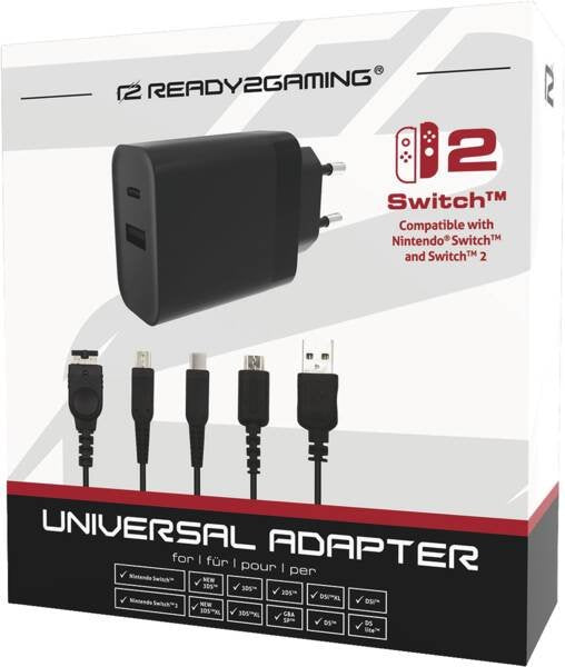 EAN 4260122888733 - PlayArt Universal Netzteil (Switch 2) Consola de juegos portátil Negro Corriente alterna Interior imagen 1