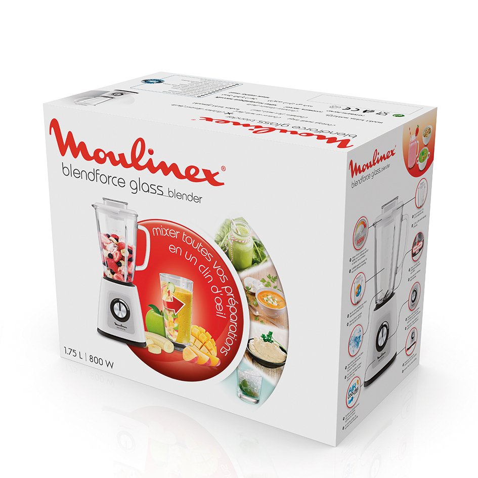 EAN 3016661152566 - Moulinex LM430 1,75 L Batidora de vaso 800 W Blanco imagen 8